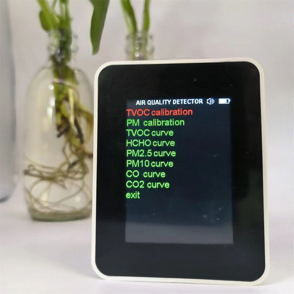 9 In 1 PM2.5 PM10 HCHO TVOC CO CO2 Meter Digital Temperature