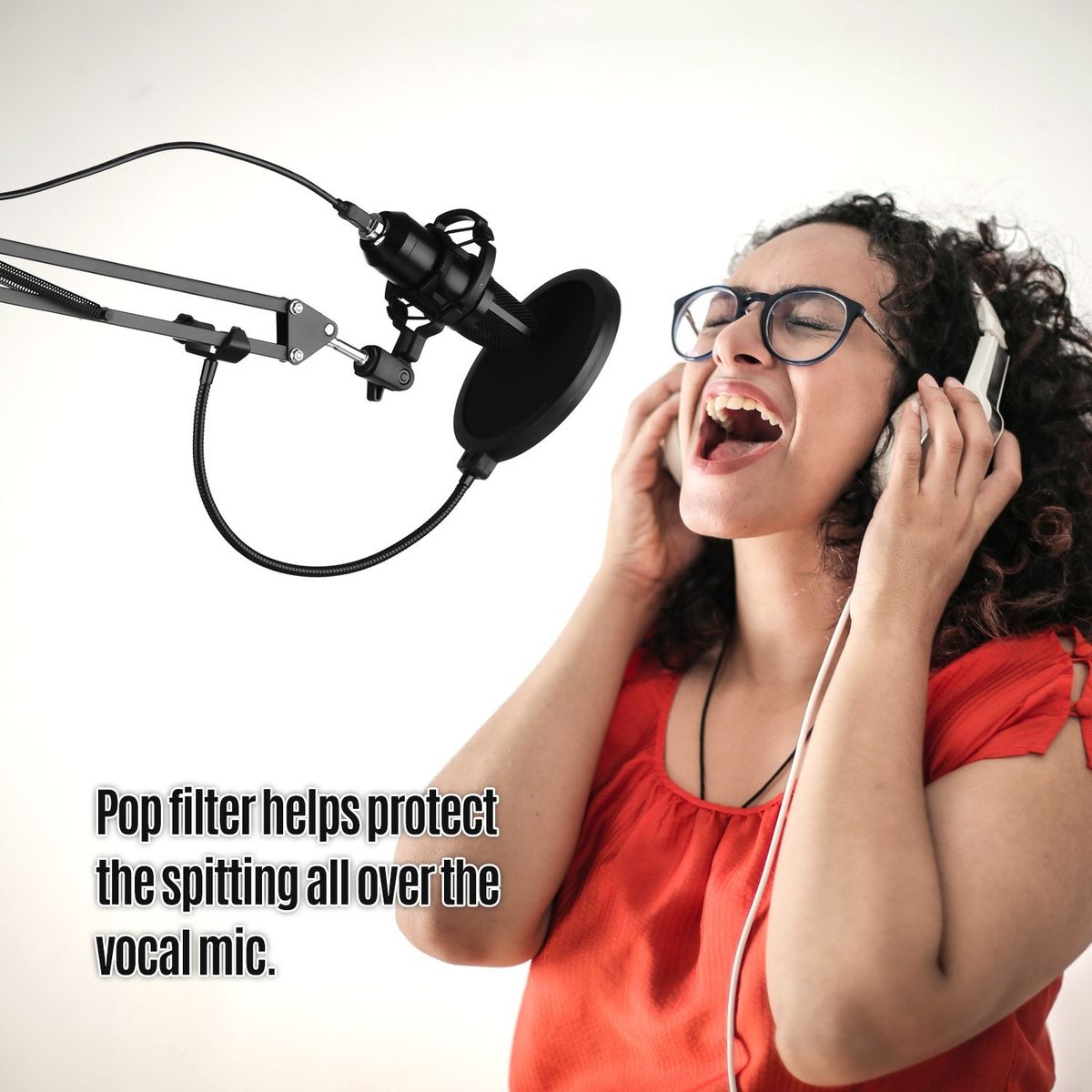 USB Professional PC Microphone Set Cardioid 192KHz/24Bit