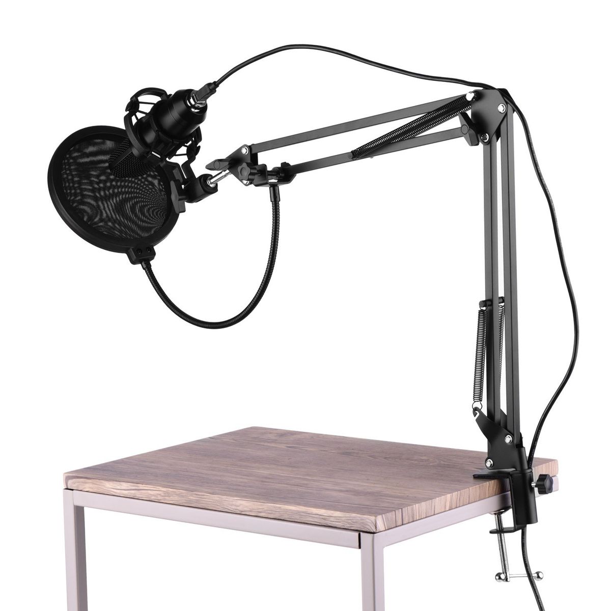 USB Professional PC Microphone Set Cardioid 192KHz/24Bit