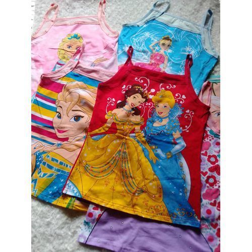 Children Singlet (girls) - 6 Pieces