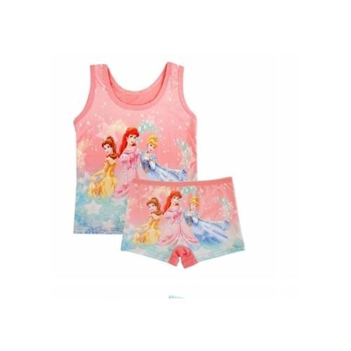 Girl's Cartoon Singlet And Short
