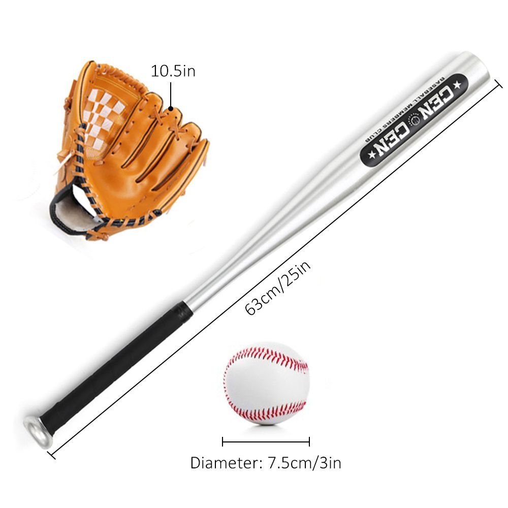 Baseball Balls Set Baseball Bat+Baseball+Baseball Gloves