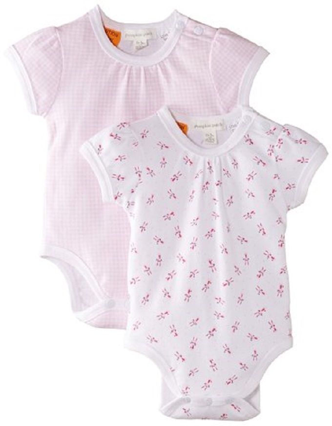 Pumpkinpatch 2 Pk Bunny Bodysuits