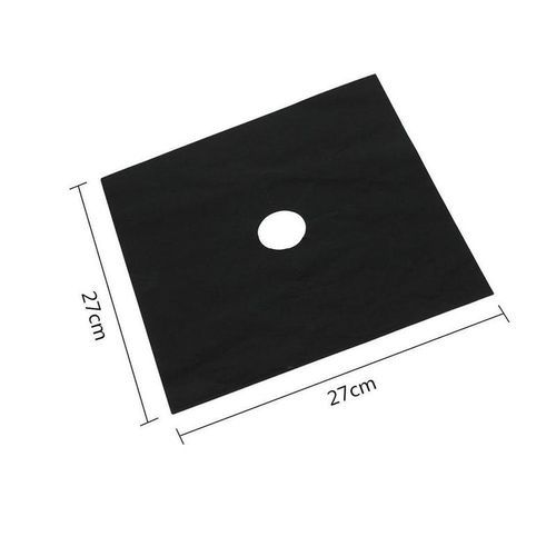 4pcs/set Gas Stove Reusable Protection Pad For Gas Burners