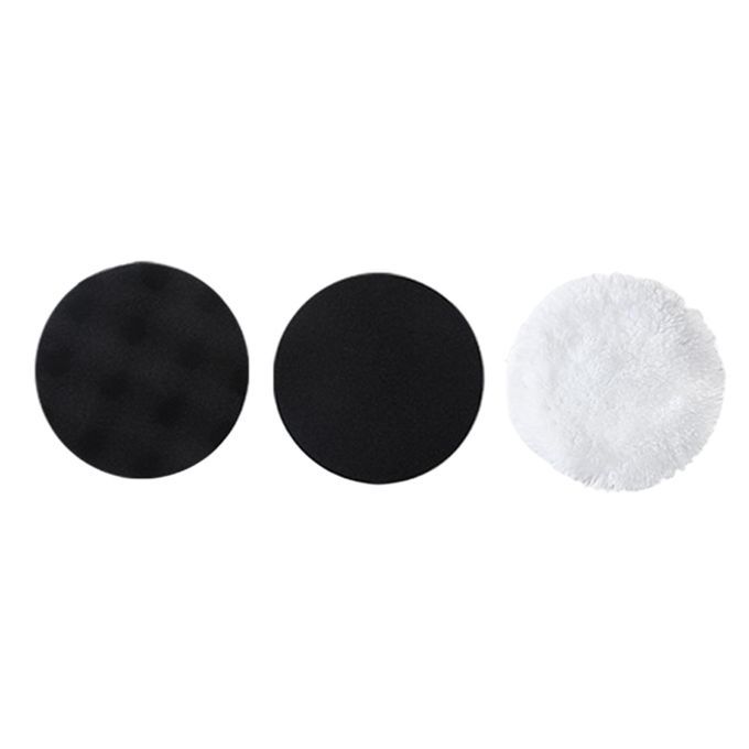 Polishing Pads Kit 3Pcs Clean Sealing Glaze Waxing Tools For