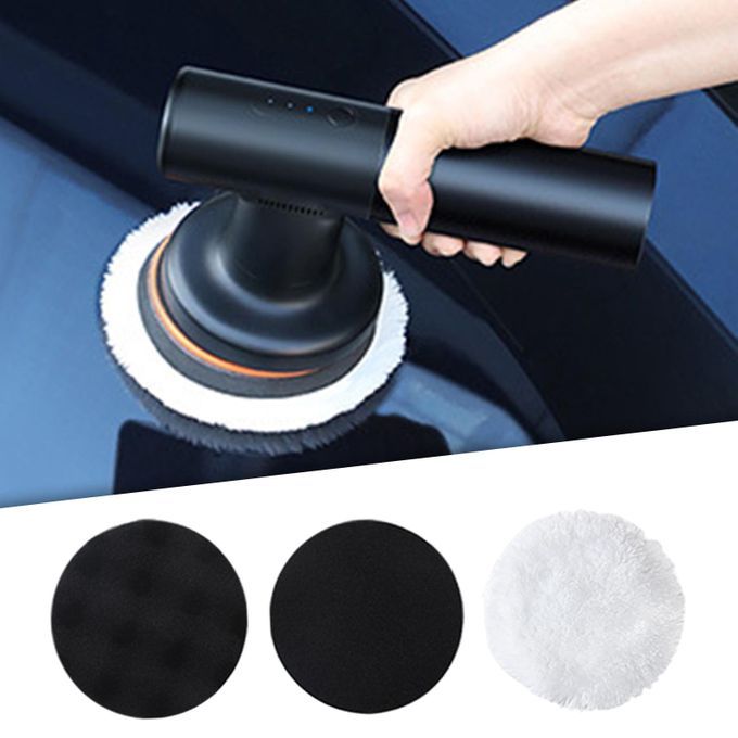 Polishing Pads Kit 3Pcs Clean Sealing Glaze Waxing Tools For