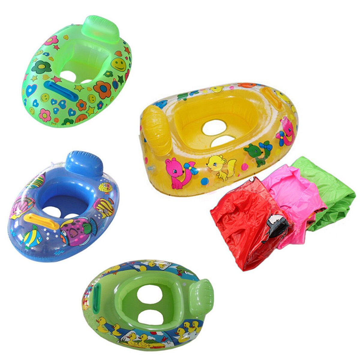 Baby Child Swimming Boat Inflatable Safety Seat Float Chair Water Fun Pool