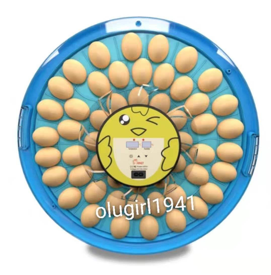 Incubator 52 Eggs HHD Automatic Chicken Egg 195V-245V 50W