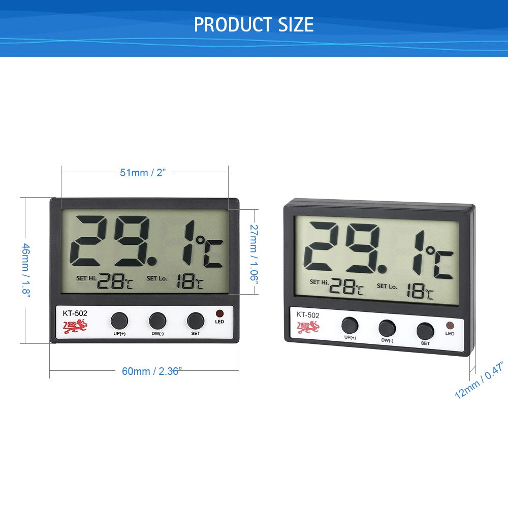 LCD Digital Fish Tank Aquarium Thermometer Water Temperature