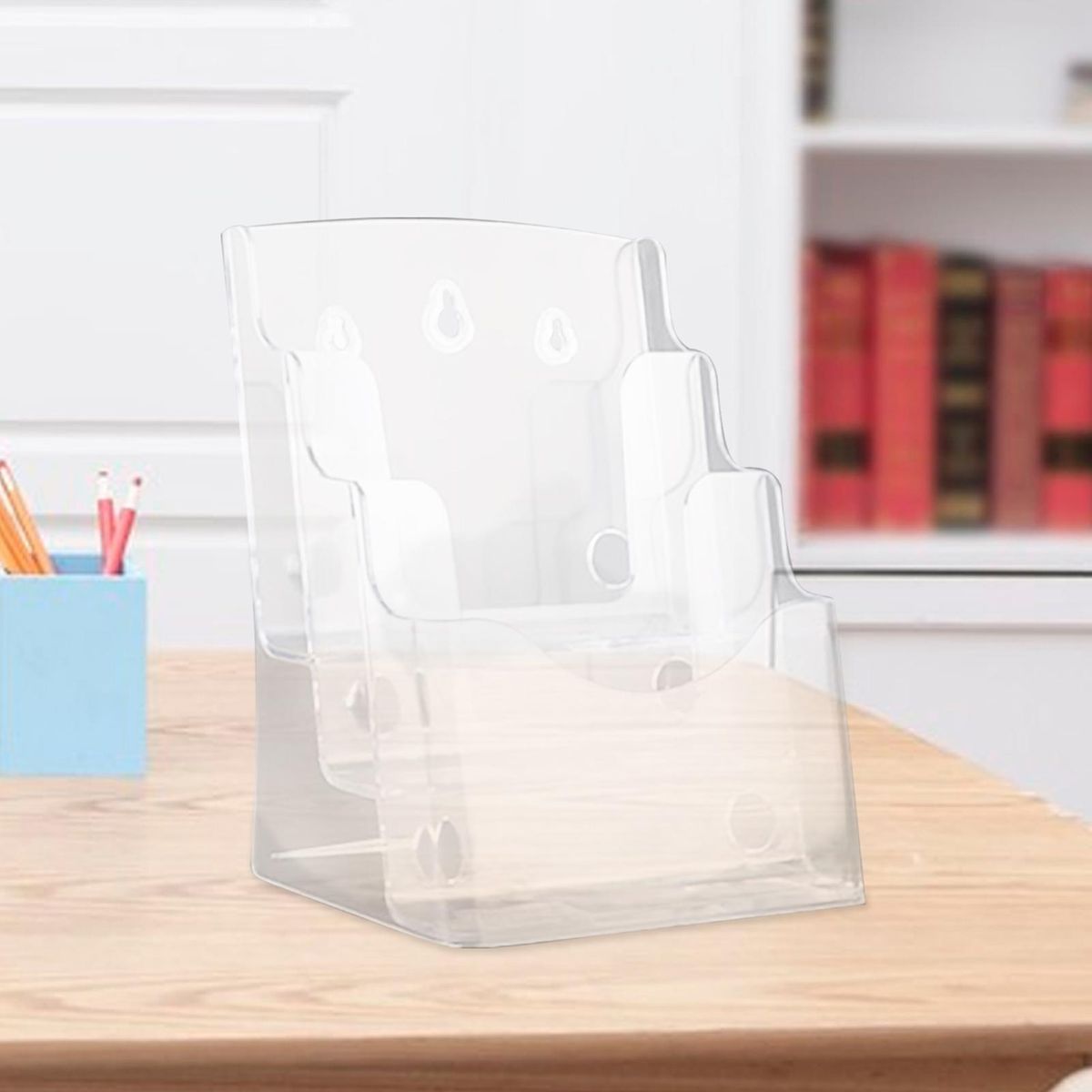 Wall Mount Flyer Holder Acrylic 3-tier Brochure Holder with for Flyers