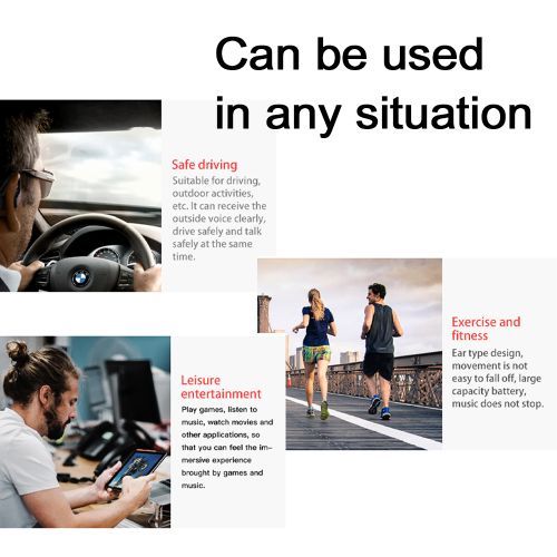 Headphones Bone Conduction Earphone BT Earphones 5.0