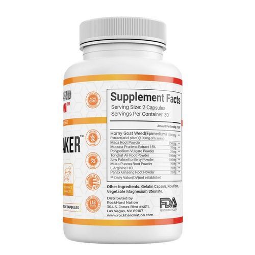 Horny Goat Weed 60 Capsules Bed Breaker