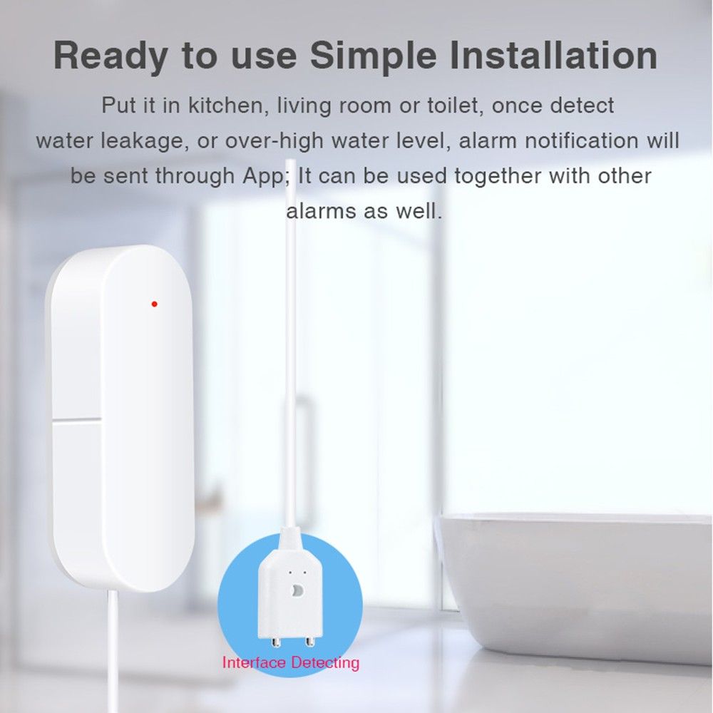 WIFI Water Leakage Detector Water Leak Sensor Wireless Water