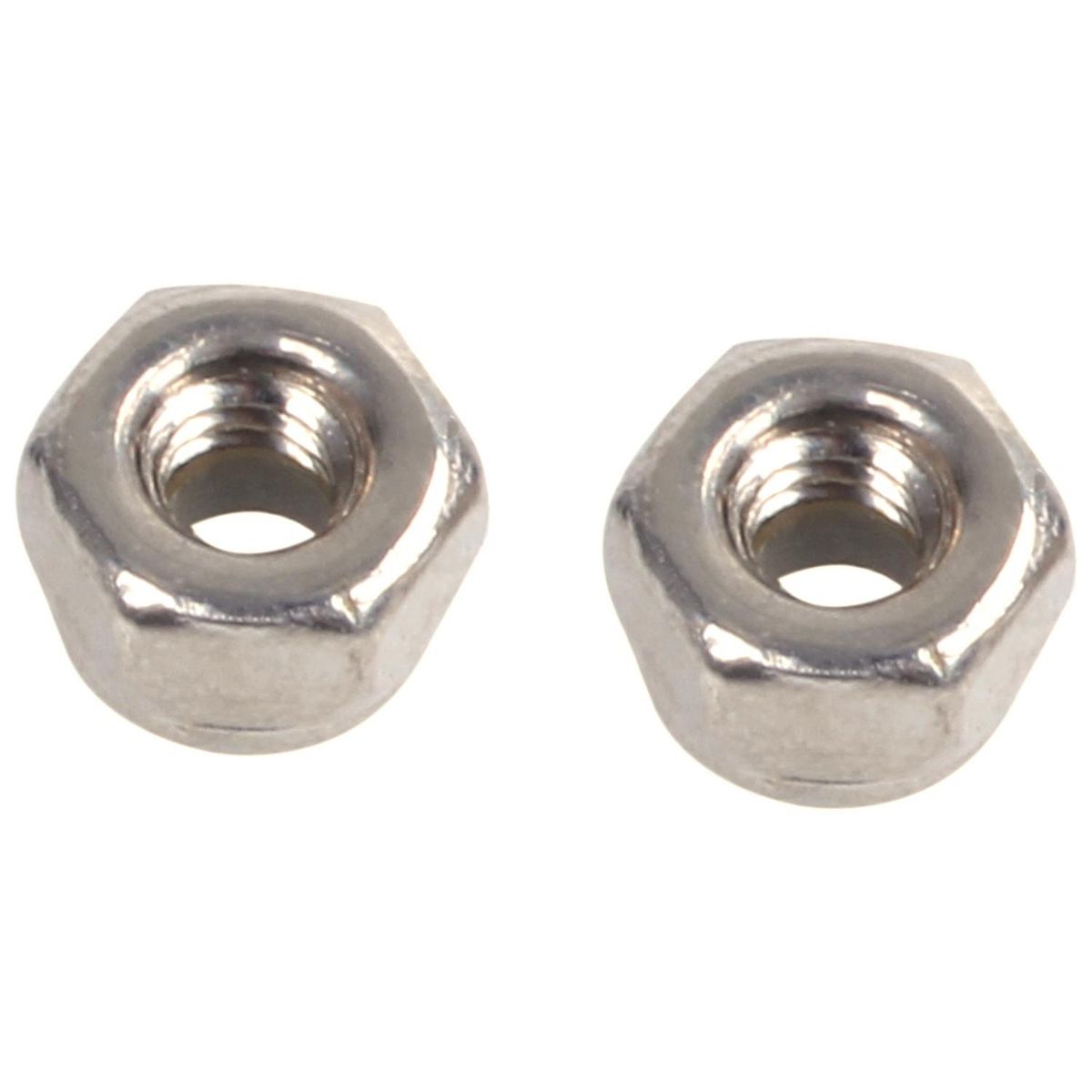 50pcs M2 Zinc Plated Self-Locking Nylon Insert Hex Lock Nuts