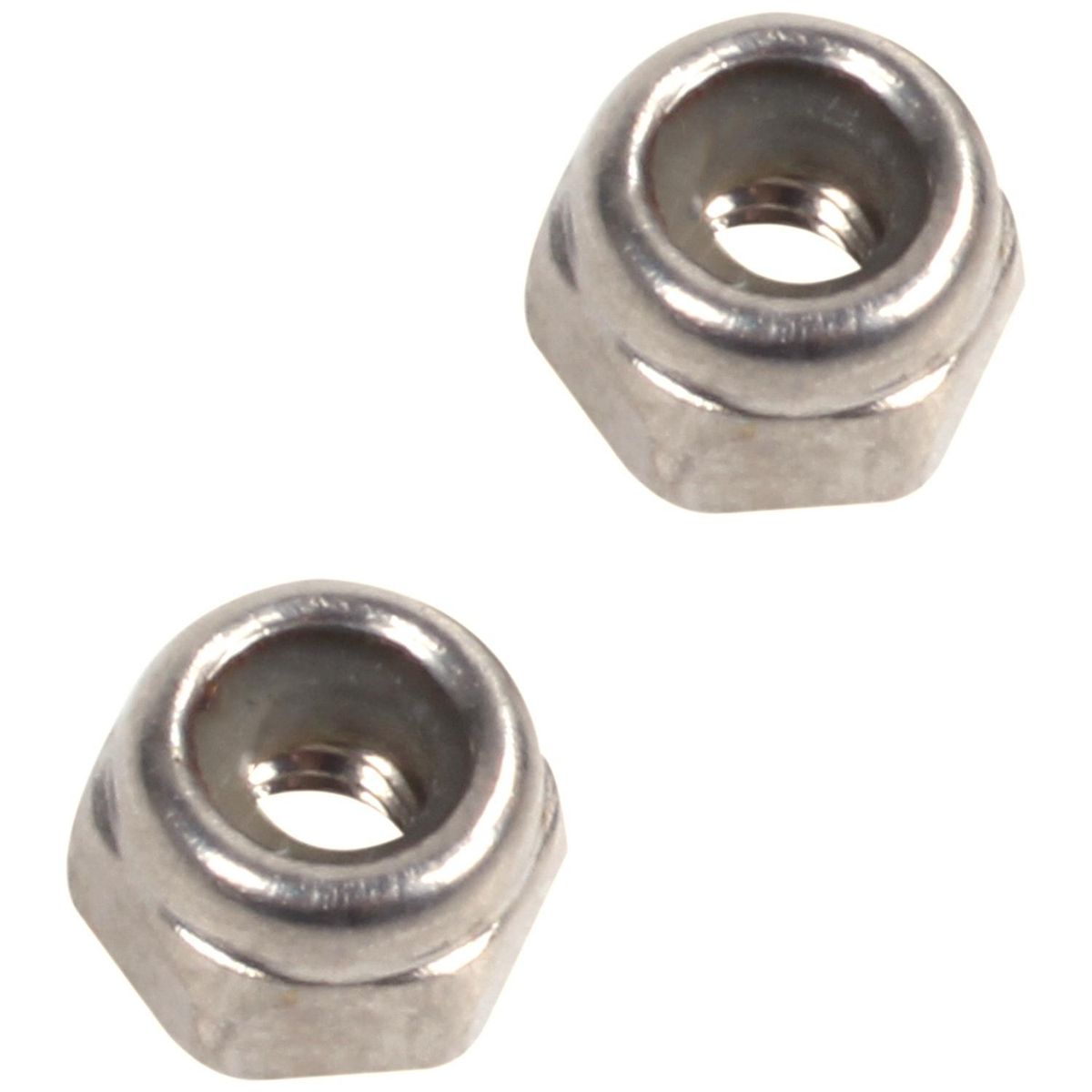 50pcs M2 Zinc Plated Self-Locking Nylon Insert Hex Lock Nuts