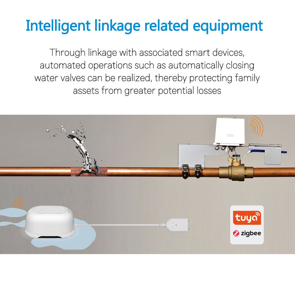 Tuya ZigBee Intelligent Water Level Alarm Tool Water Leak