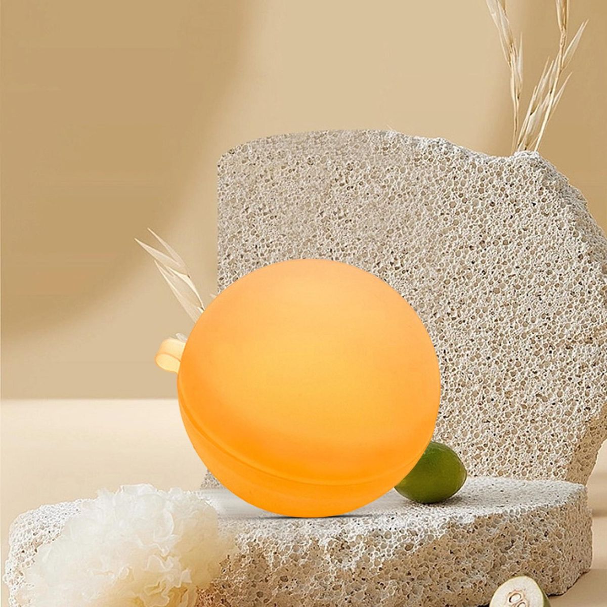 Water Ball Silicone Texture Water-filled Ball Orange