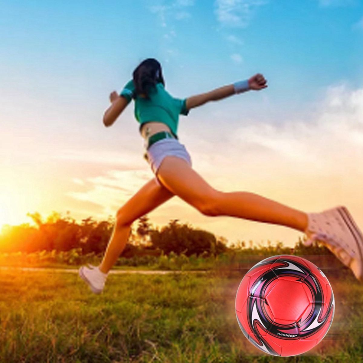 Size 5 Official Soccer Training Competition Outdoor