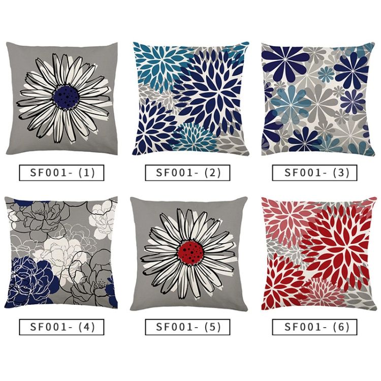2 PCS Waterproof & Oil Proof Pillowcase, Size: 45x45cm