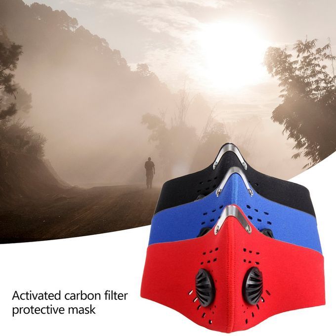 Outdoor Sports Uni  Dust   With A Tivated  Arbon Filter Prote Tive  -blue