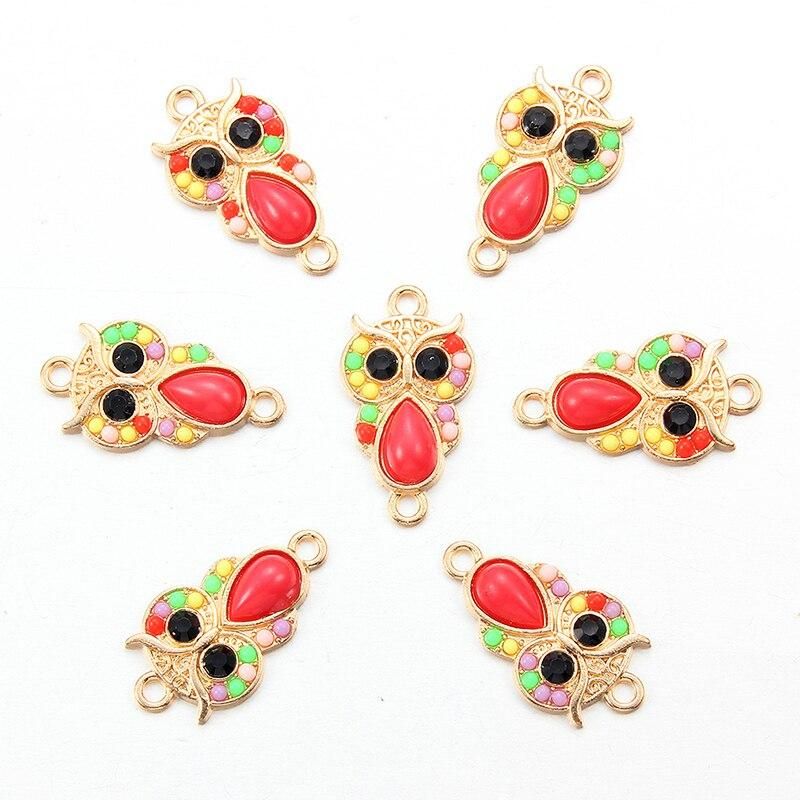 10pcs/pack Crystal Crown Life Tree Connector Charms For Unisex Jewelry Making Bracelet Earrings Accessories Craft DIY Handmade