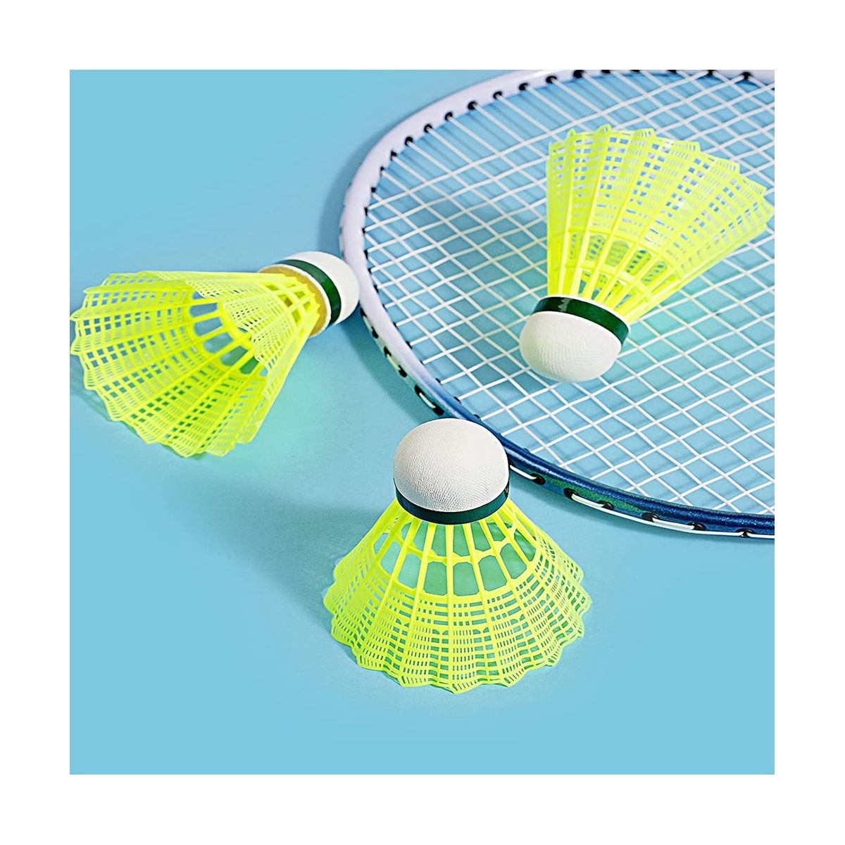 12Pcs Nylon Badminton Birdies Luminous Badminton Badminton