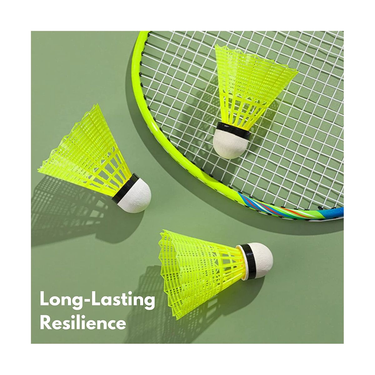 12Pcs Nylon Badminton Birdies Luminous Badminton Badminton