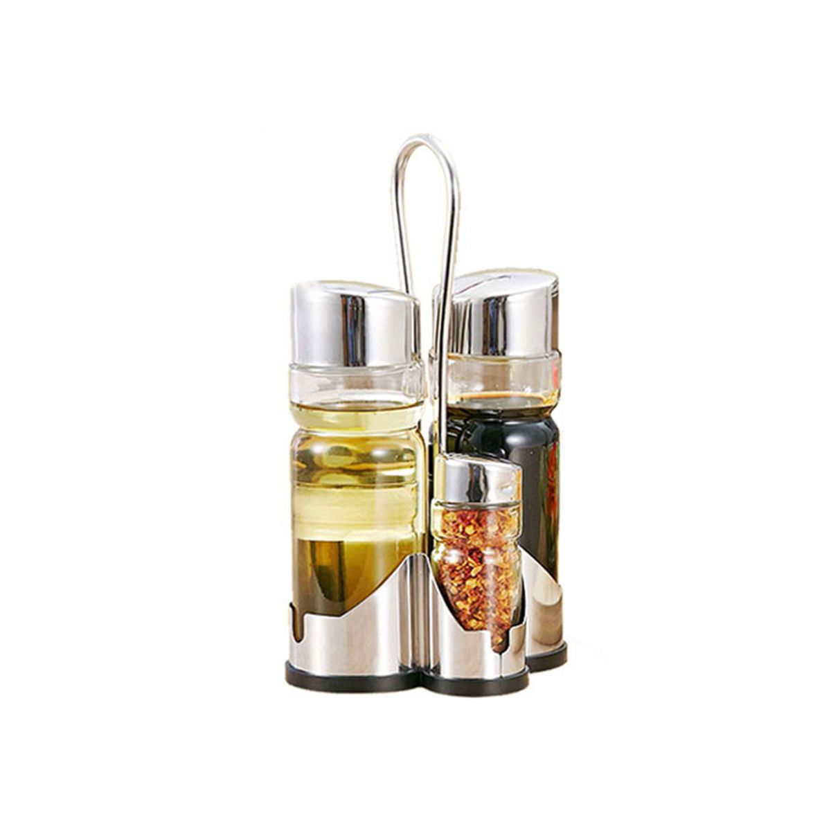 Seasoning Bottle Set Condiment Holder Seasoning Rack