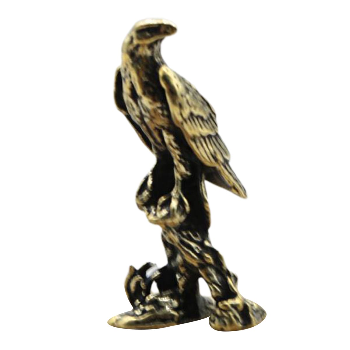 Handmade Eagle Figurine Easy To Clean Copper Antique-