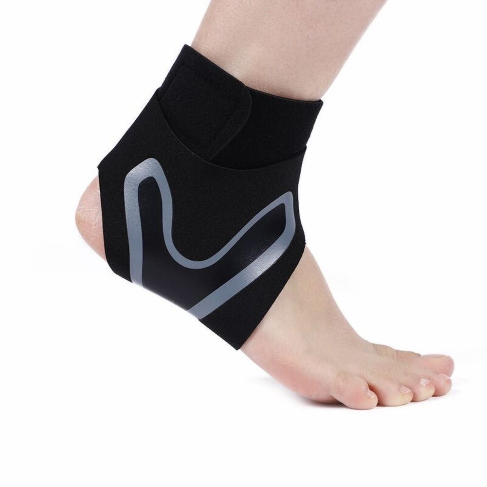 Ankle Support S Adjustable Elastic Compression Ankle  Sleeve Socks For Arthritis Sprain Running Basketball Foot Bandage-Left