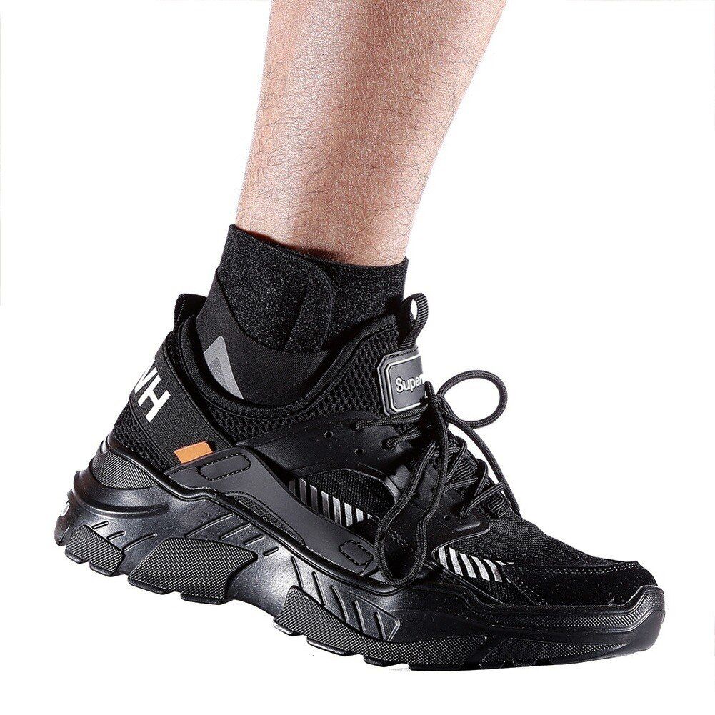 Ankle Support S Adjustable Elastic Compression Ankle  Sleeve Socks For Arthritis Sprain Running Basketball Foot Bandage-Left