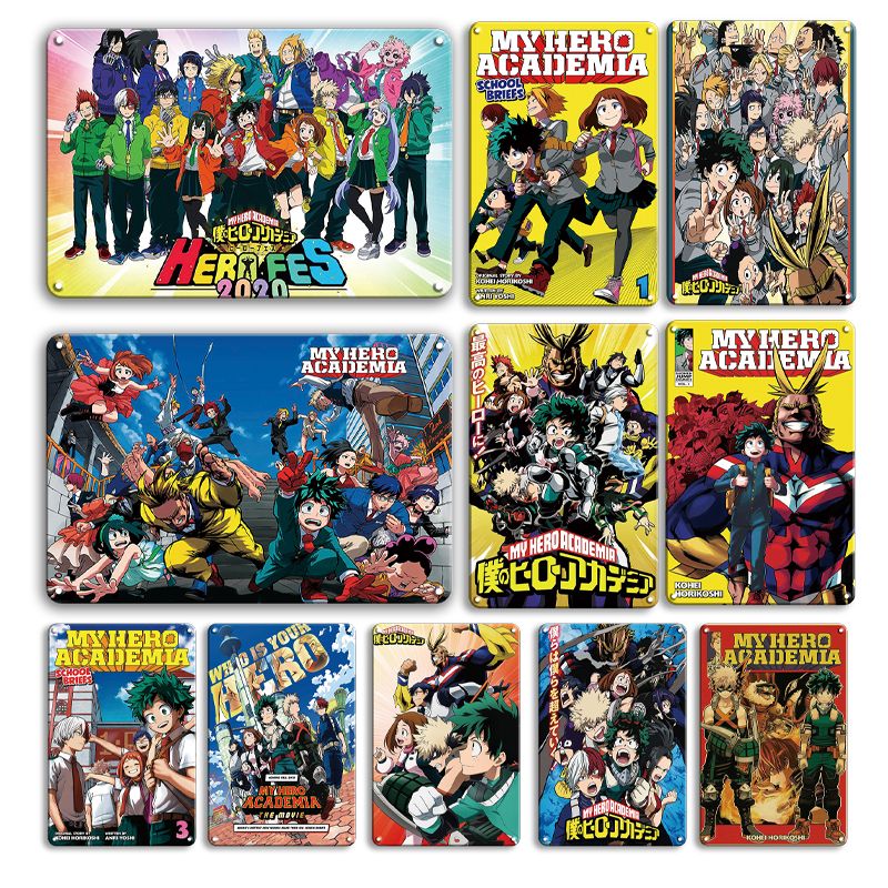 Anime & Manga My Hero Academia Metal Plate Sign-25