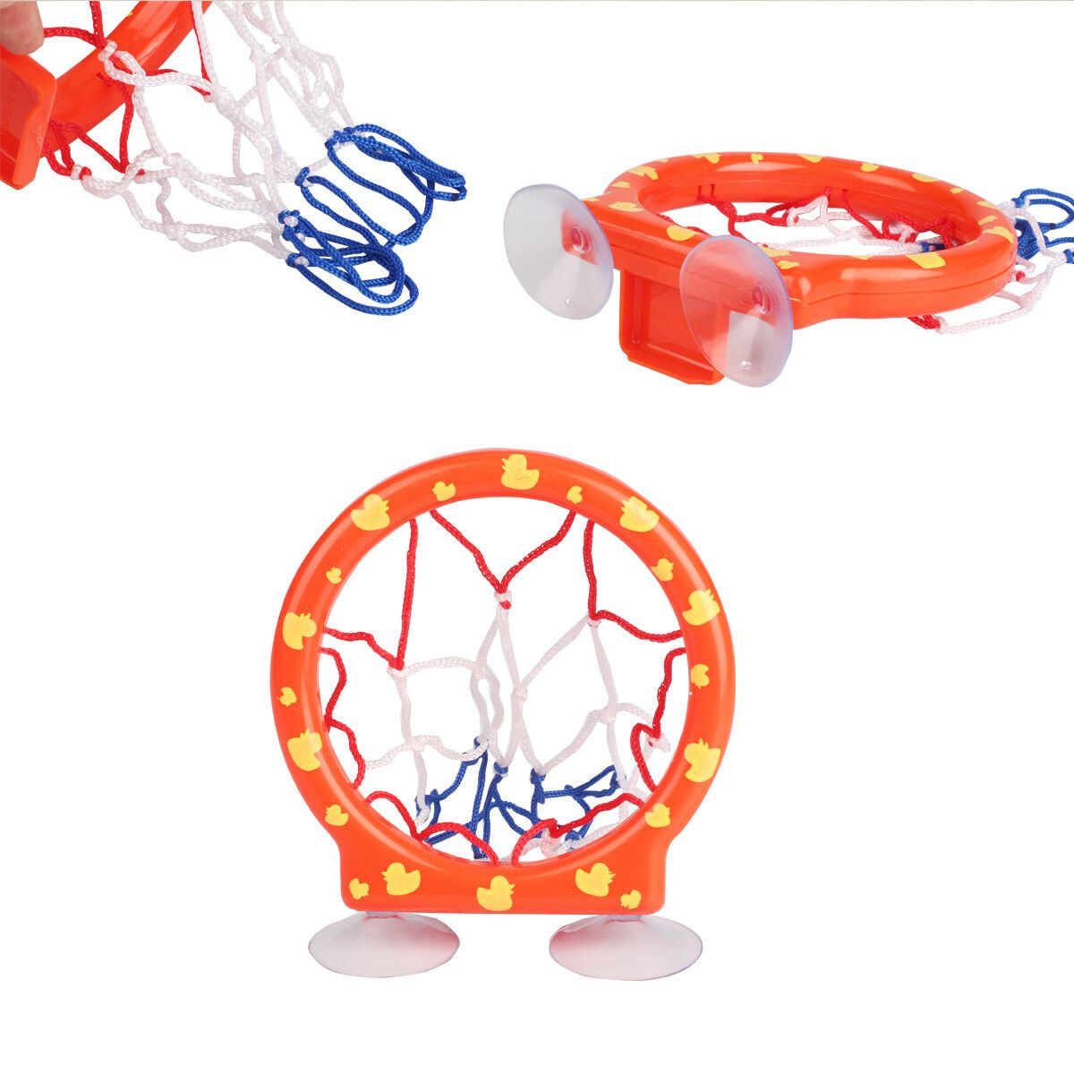Kids Bath Toys Basketball Hoop Ball Bathtub Shooting Shower Play Game+3 Balls