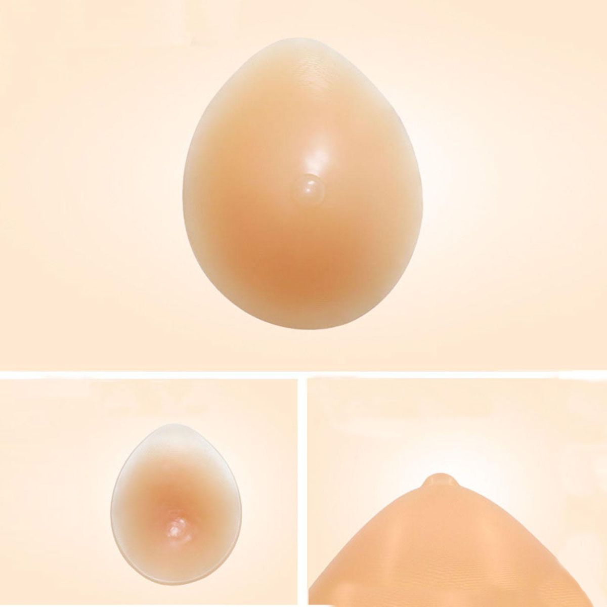 Waterdrop Shape Silicone Breast Forms Bra Enhancer Inserts