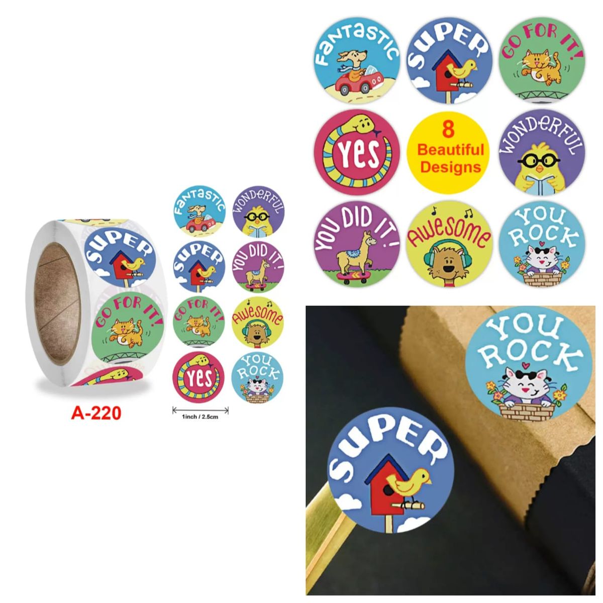 Children Classroom Teacher Learning Reward Sticker