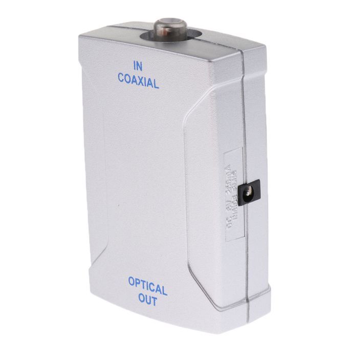 Lovoski Coax Coaxial To Optical TOSlink SPDIF Digital Audio Converter