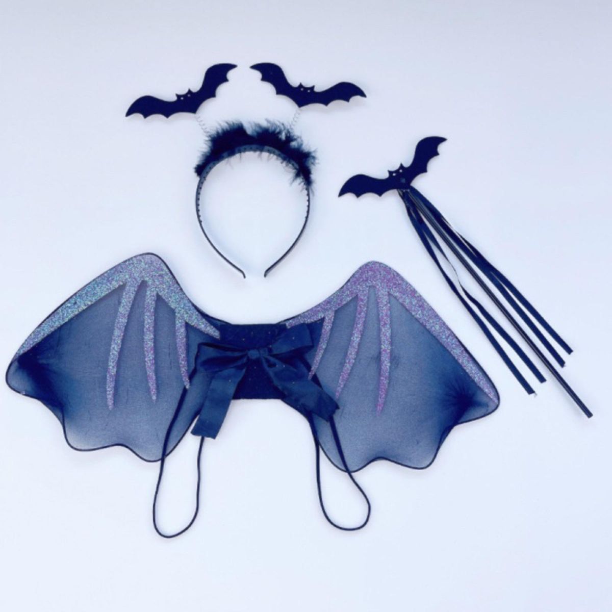 Halloween Devil Costume Set Fancy Dress Festival Hair Hoop