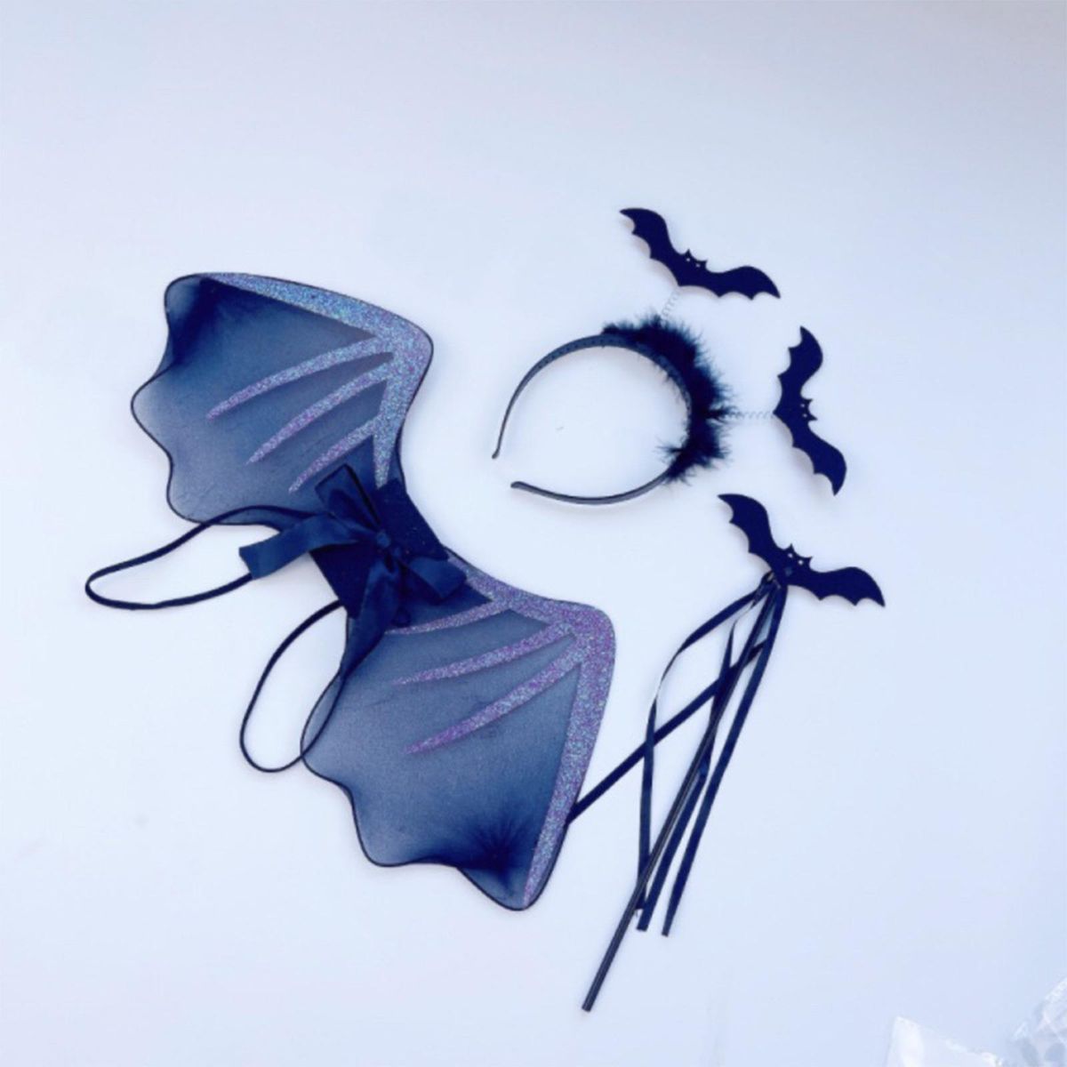 Halloween Devil Costume Set Fancy Dress Festival Hair Hoop