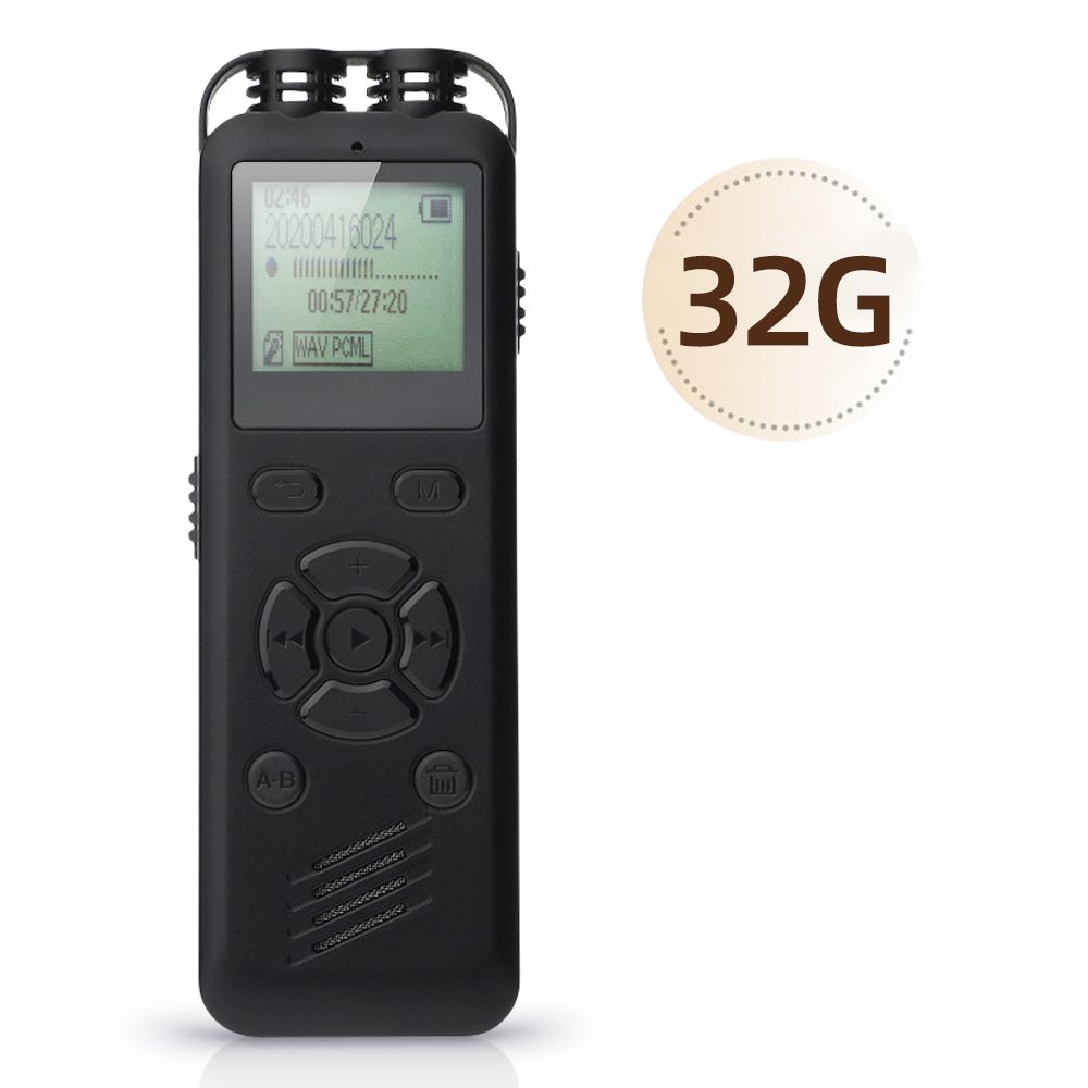 32GB Digital Voice Recorder Voice Activated Audio Recording