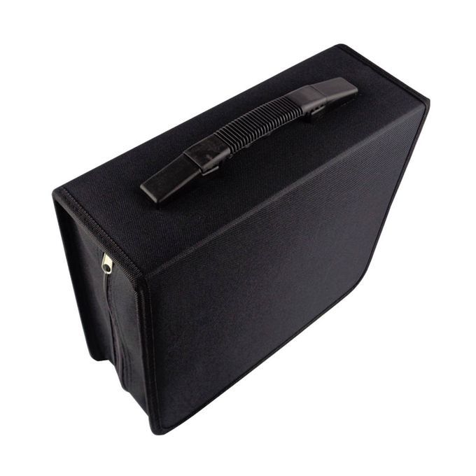 240 Disc CD DVD Storage Case PU Leather Bluray Sleeves Carry Case