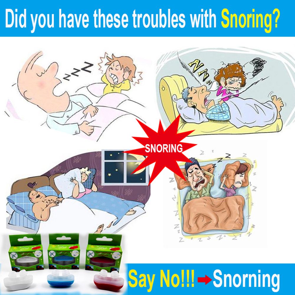 Anti Snore Apparatus New Silicone Magnetic Nasal Plug