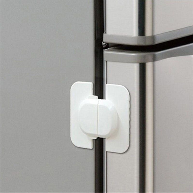 1Pcs Home Refrigerator Fridge Freezer Door Lock Latch Catch Toddler Kids Child Cabinet Locks Baby Safety Child Lock