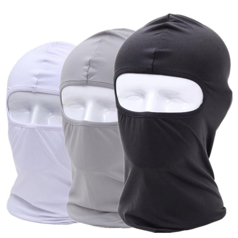 2Pcs Sun Protection Dust Proof Breathable-Black+Black