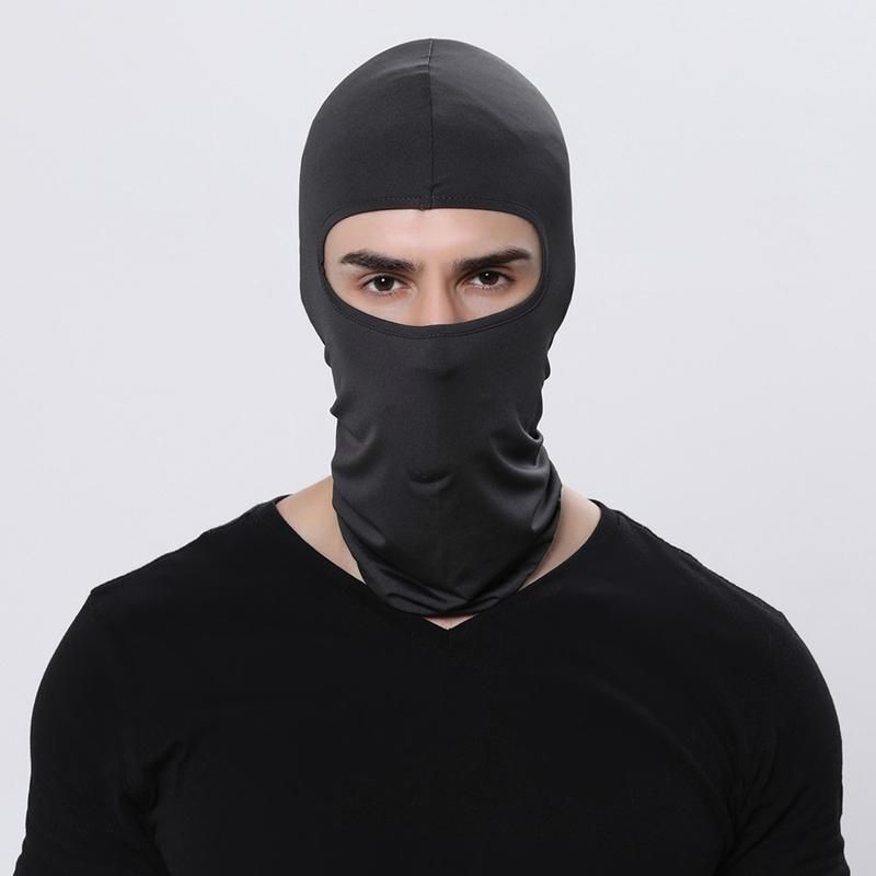 2Pcs Sun Protection Dust Proof Breathable-Black+Black