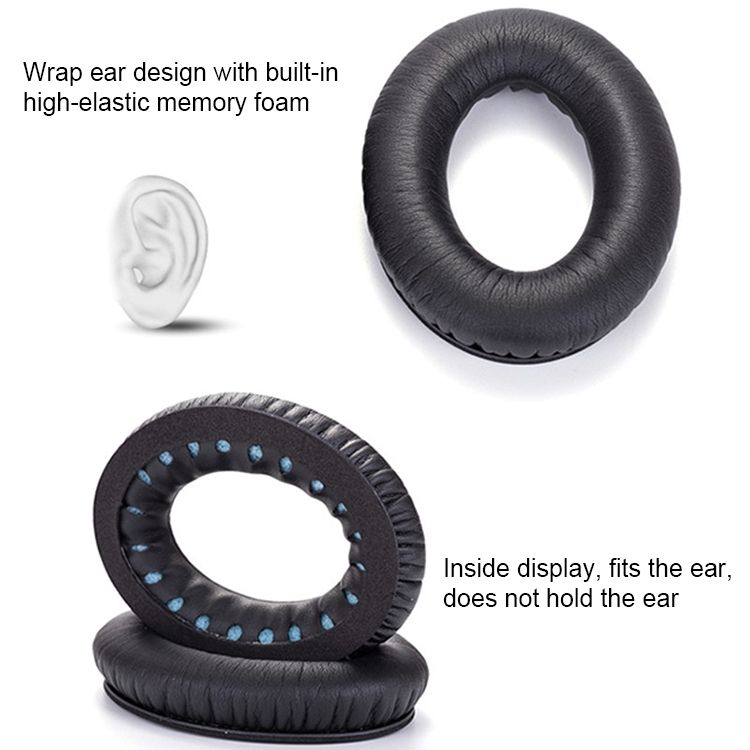 1 Pair Headphone Soft Earmuff For BOSE QC2