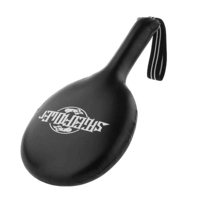 Boxing Mitt Training Target Punch Pad Glove Focus MMA Karate Black