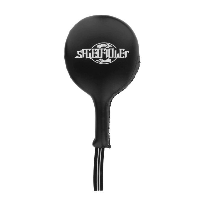 Boxing Mitt Training Target Punch Pad Glove Focus MMA Karate Black