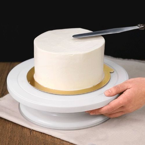 Plastic Round Cake Stand Turntable Rotating Cake Decorating