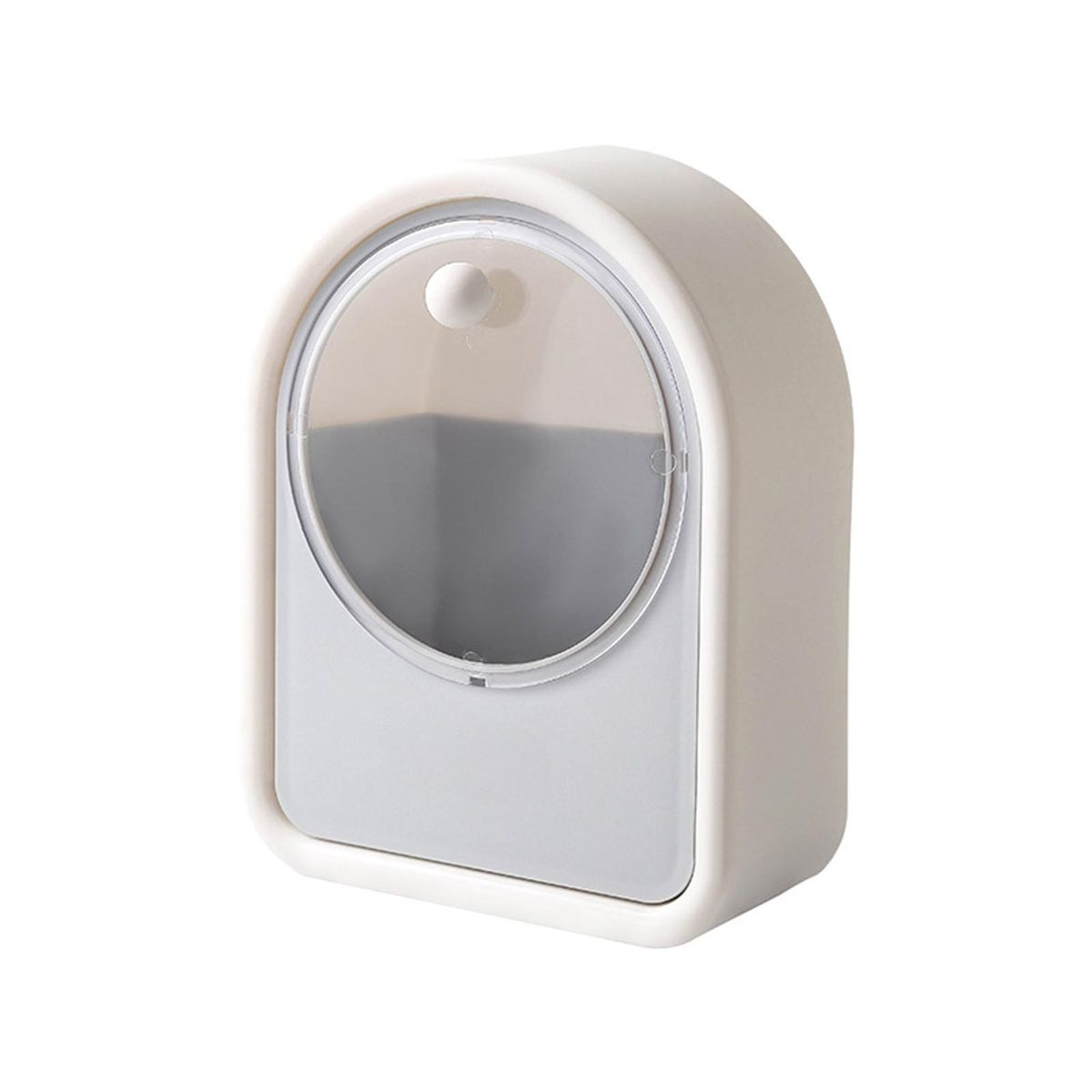 Wall Mounted Cotton Pad Storage Box with Lid Waterproof
