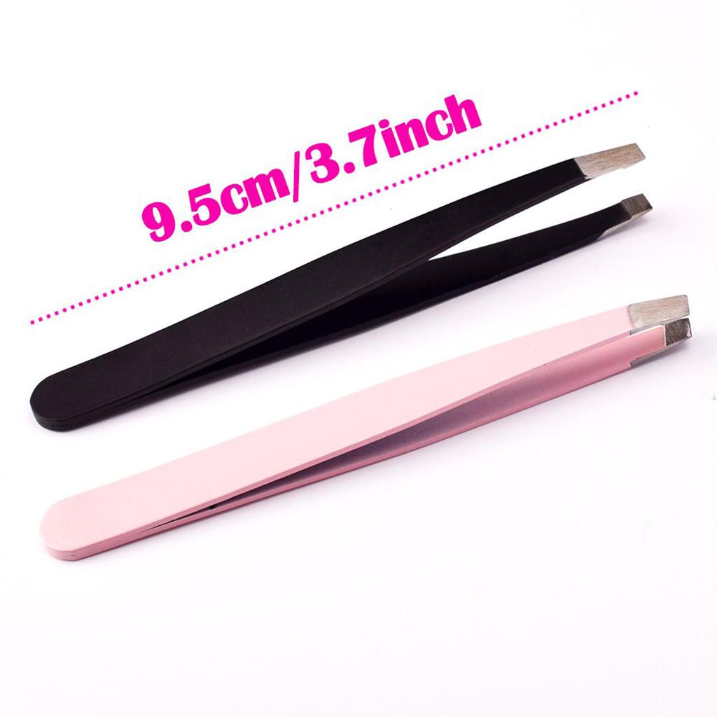 2pcs Professional Slant Tip Eyebrow  Hair Remover  For